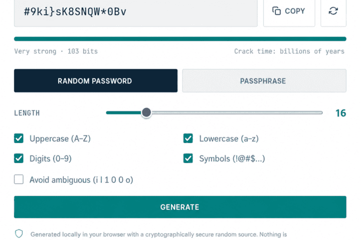 Free Password Generator